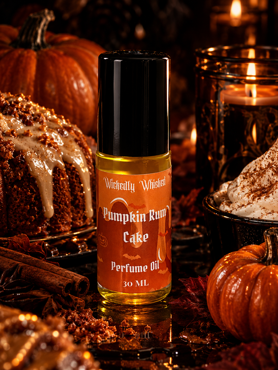 Pumpkin Rum Cake
