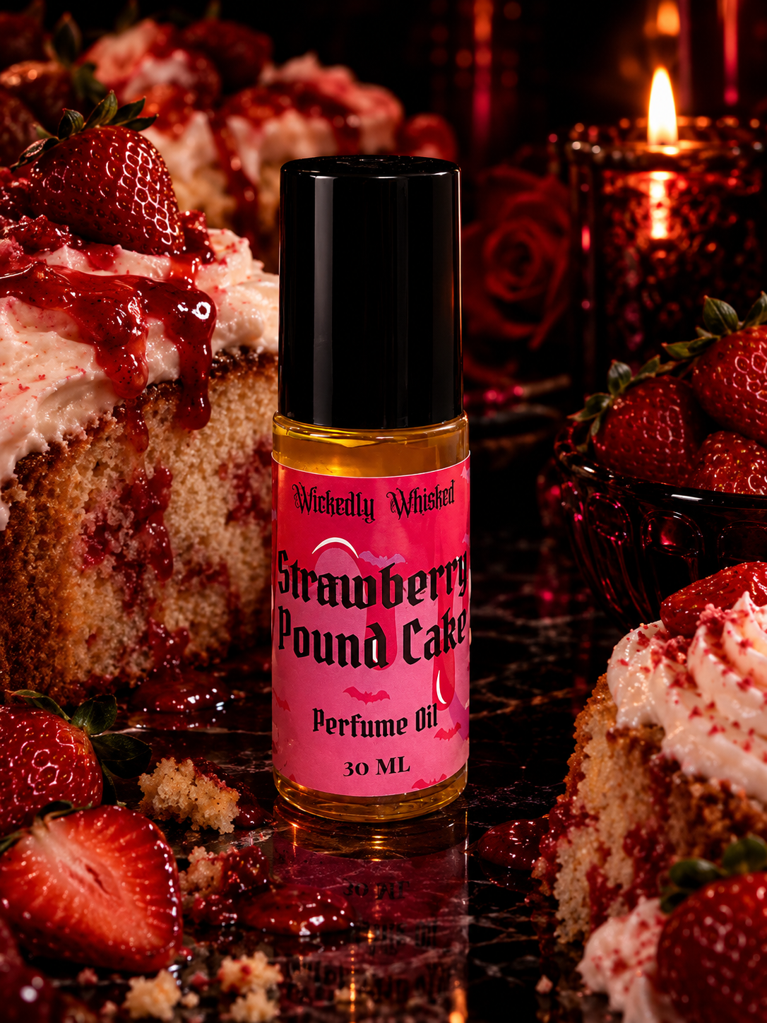 Strawberry Pound Cake
