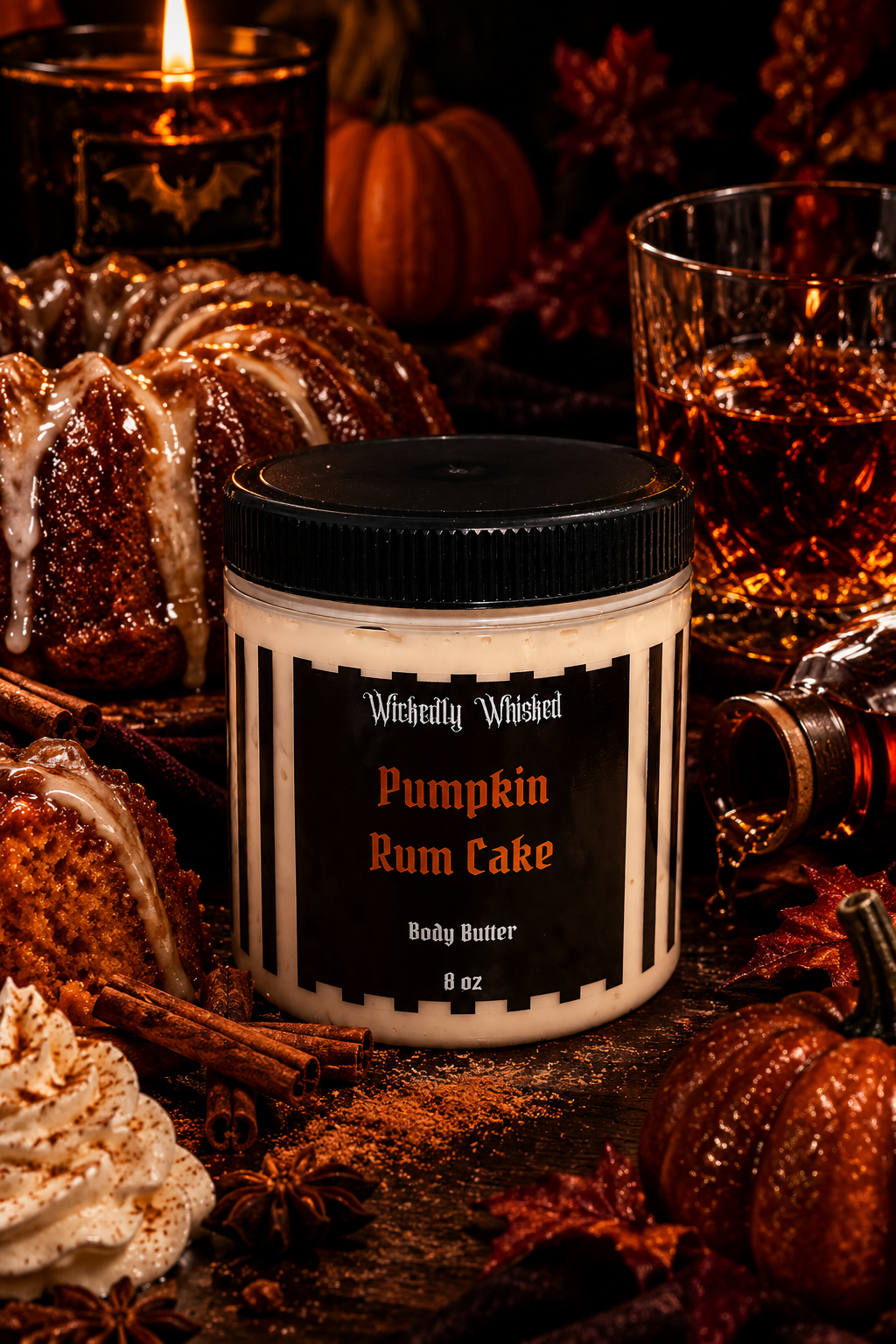 Pumpkin Rum Cake