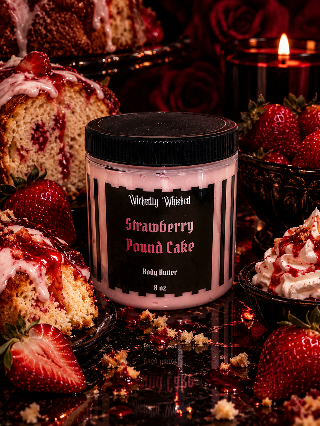 Strawberry Pound Cake